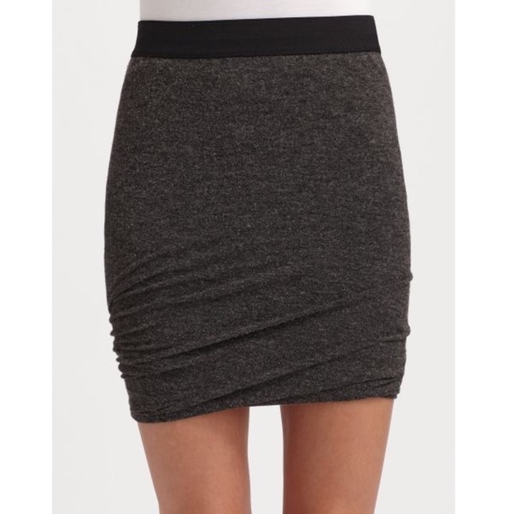 T by Alexander Wang Jersey Twist Skirt